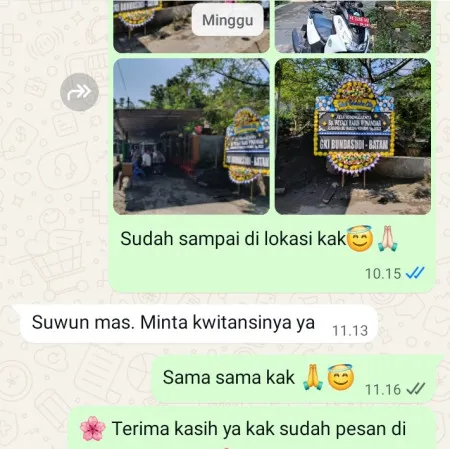 Pengiriman Papan Bunga Duka Tuliskriyo Sanankulon