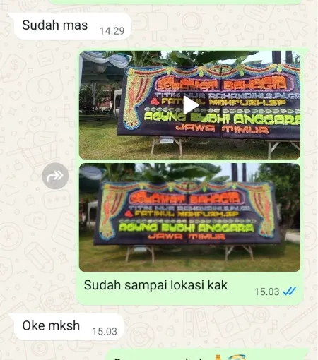 Pengiriman Papan Bunga Tuliskriyo Sanankulon