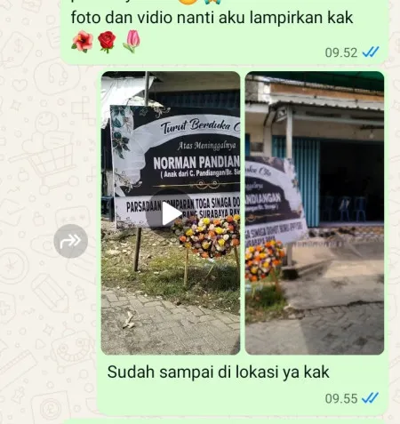 Pengiriman Karangan Bunga Tuliskriyo Sanankulon