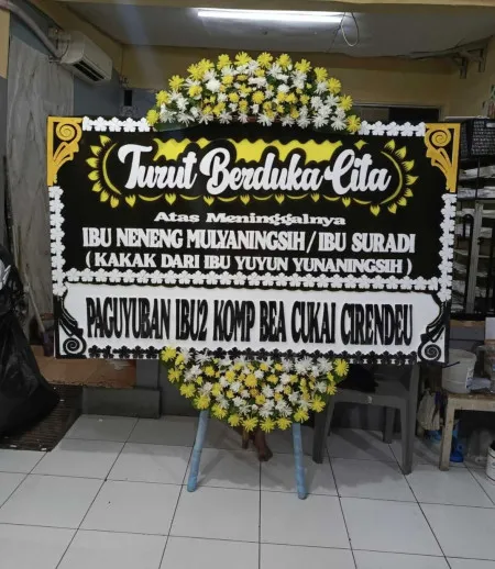 Papan Bunga Duka Tuliskriyo Sanankulon